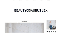 Desktop Screenshot of beautyosauruslex.com
